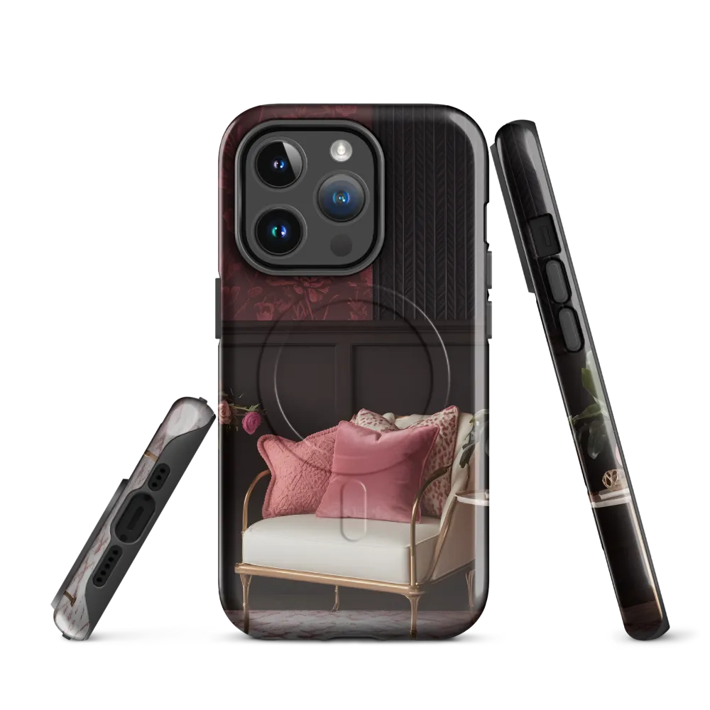 Elegance in Contrast: A Modern Interior Design | Phone Case |  14 Pro | MagSafe® Tough Case | Glossy