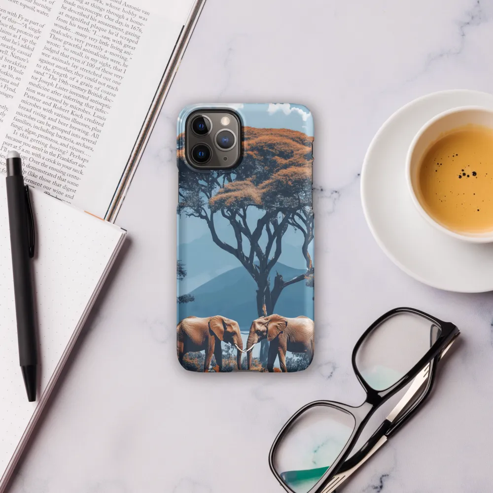 Elephants Amidst Serenity