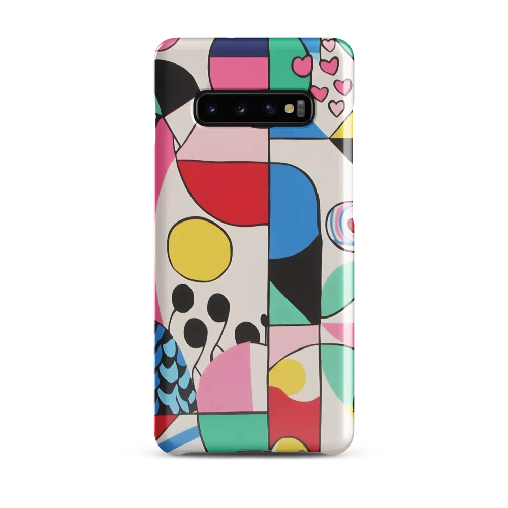 Dynamic Interplay of Shapes | Phone Case |  S10 Plus | Snap Case | Glossy