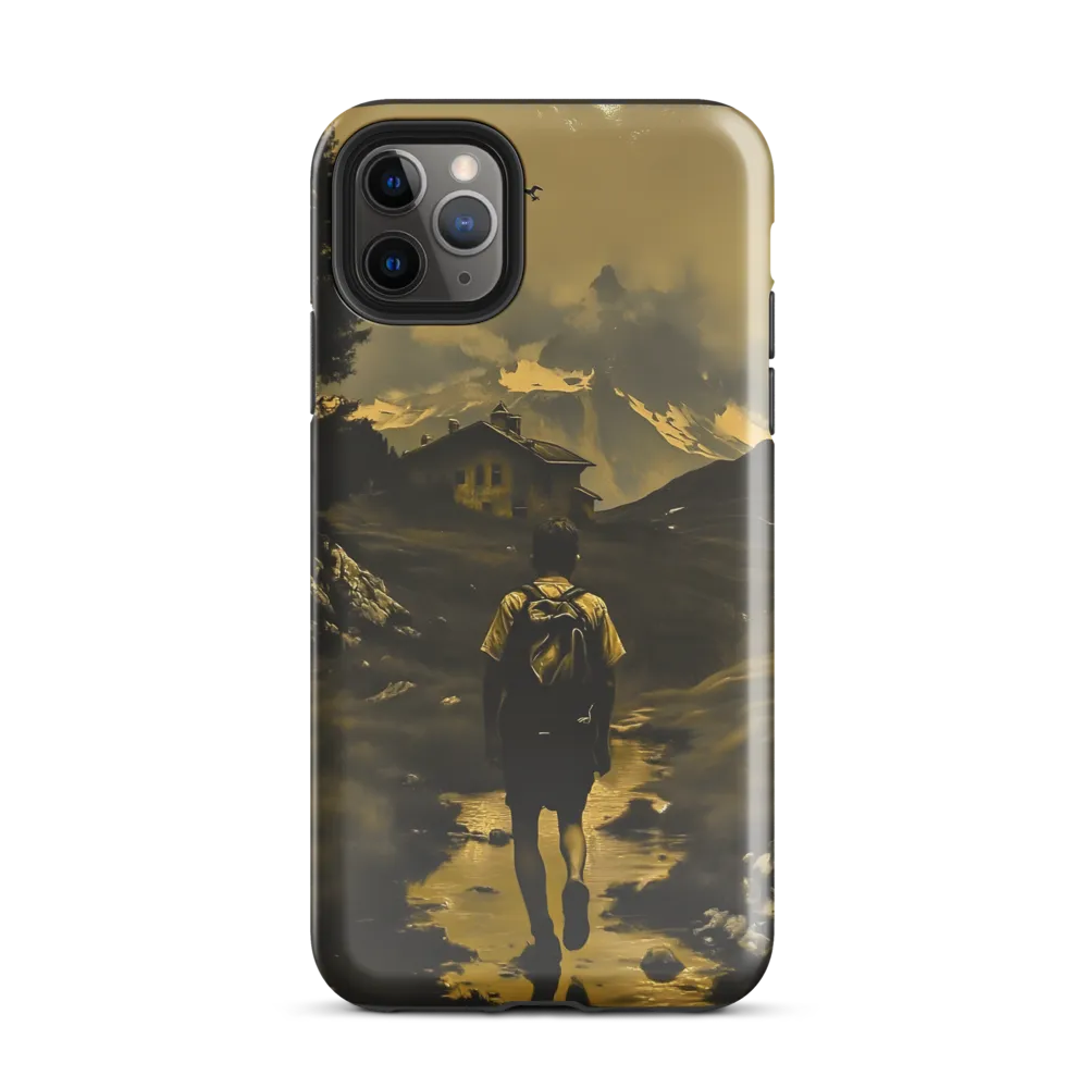 Journey Through Golden Peaks | Phone Case |  11 Pro Max | Tough Case | Glossy