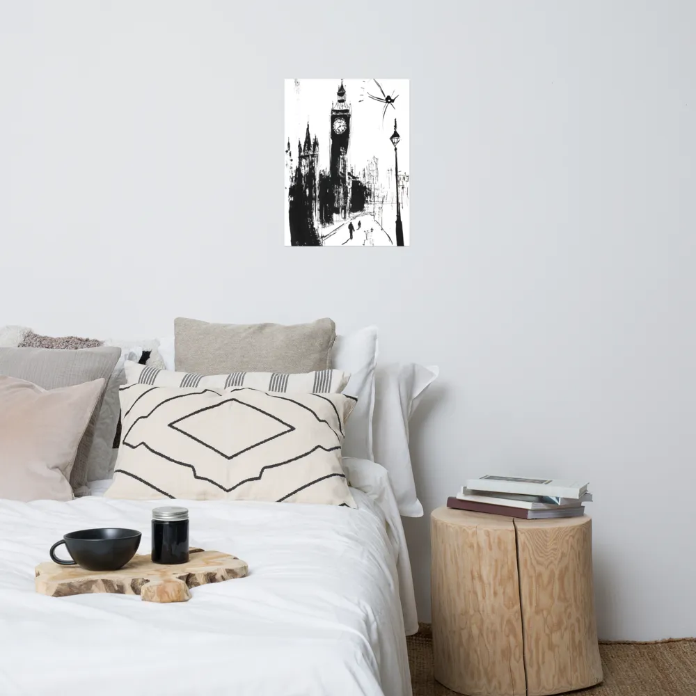 Clock Tower in Motion | Poster | 18″×24″