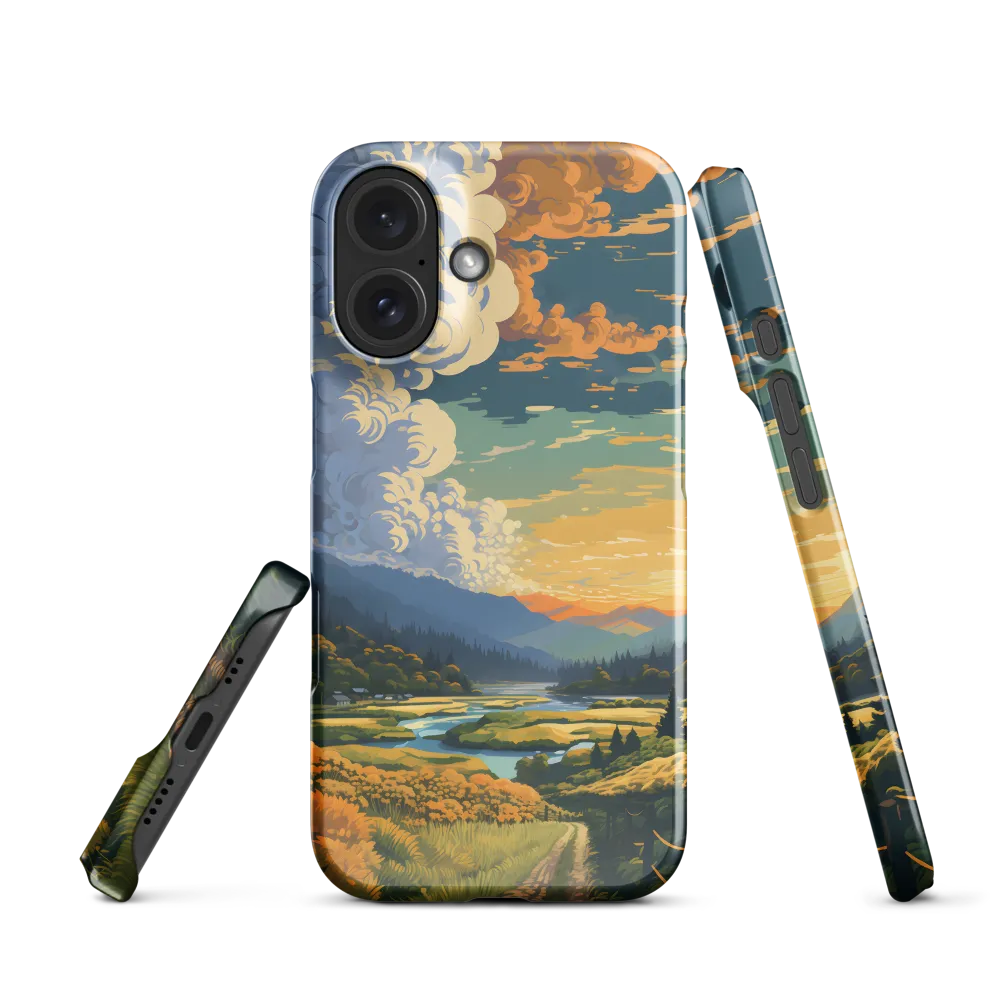 Tranquil Valley at Dusk | Phone Case |  16 | Snap Case | Glossy