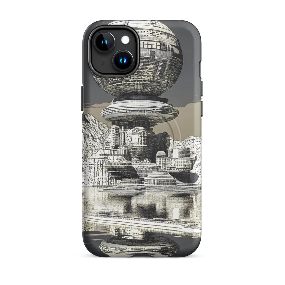 Reflections of a Futuristic Dreamscape | Phone Case |  15 Plus | MagSafe® Tough Case | Matte