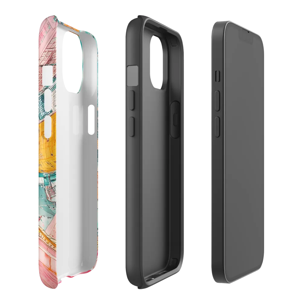 Vertical Horizons: A Surreal Cityscape Adventure | Phone Case |  14 | Tough Case | Matte