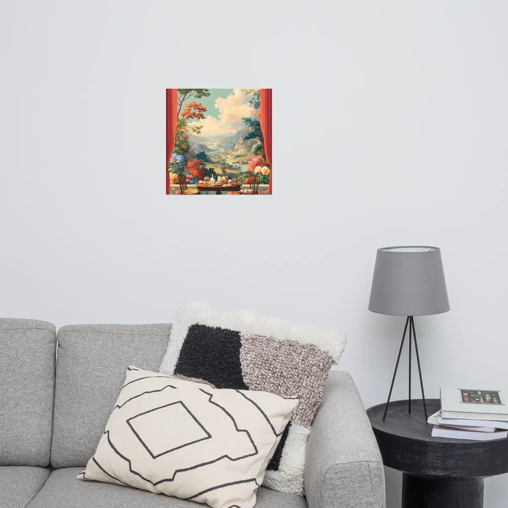 Tea-Time Overlook 
 Poster | 18″x 18″