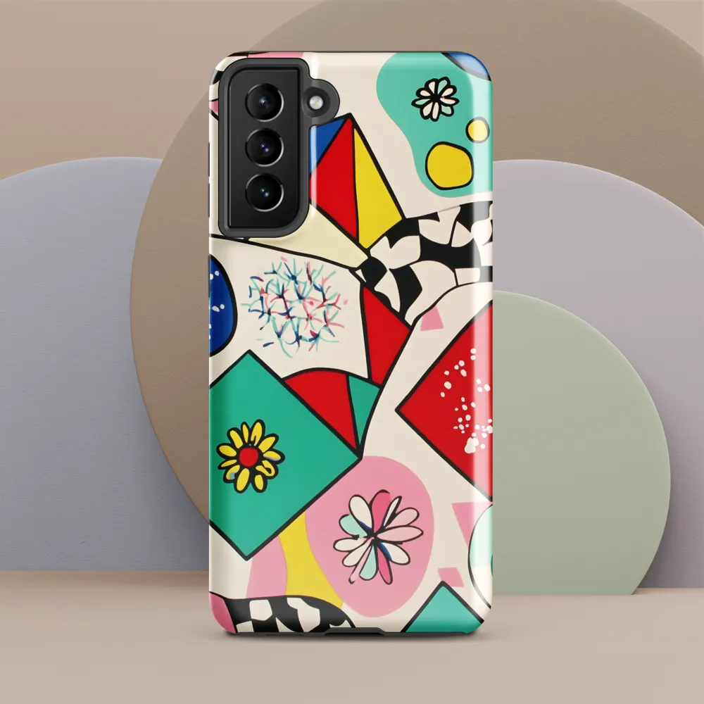 Joyful Geometry: A Playful Dance of Shapes and Colors