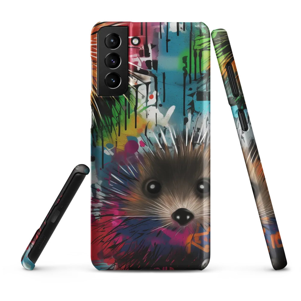 Whimsical Hedgehogs in a Kaleidoscopic Wonderland | Phone Case |  S21 Plus | Snap Case | Matte