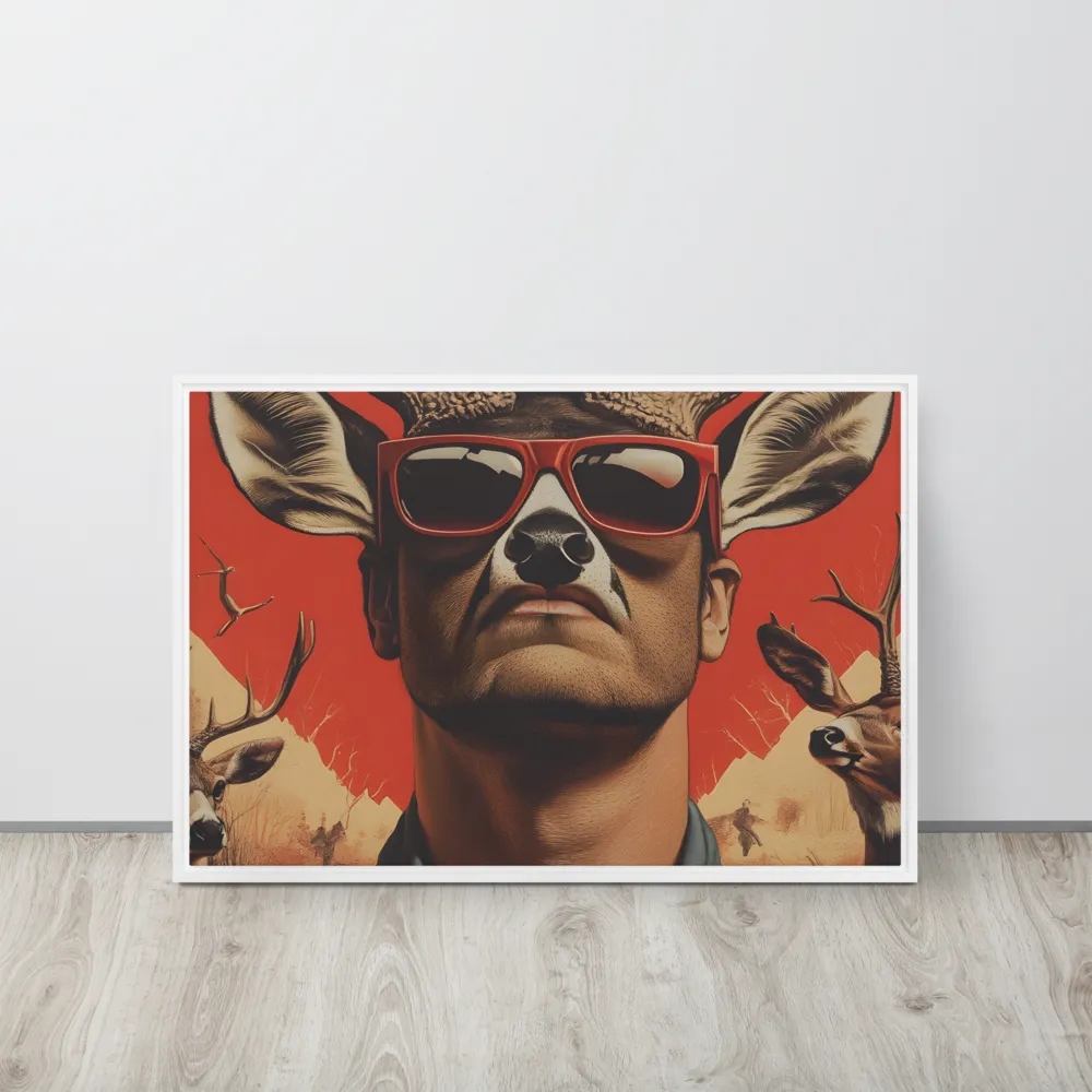 The Hunter's Spirit | Canvas with White Frame | 20″×30″
