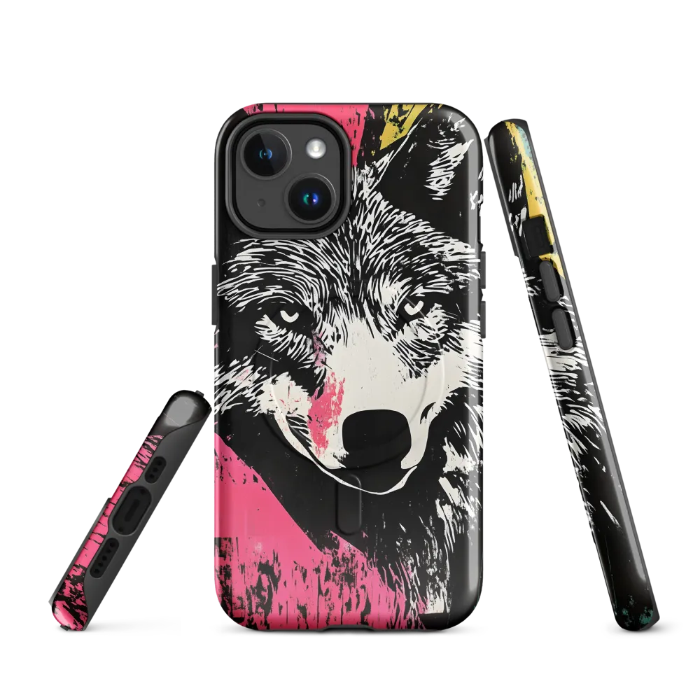 Intense Gaze of the Wolf