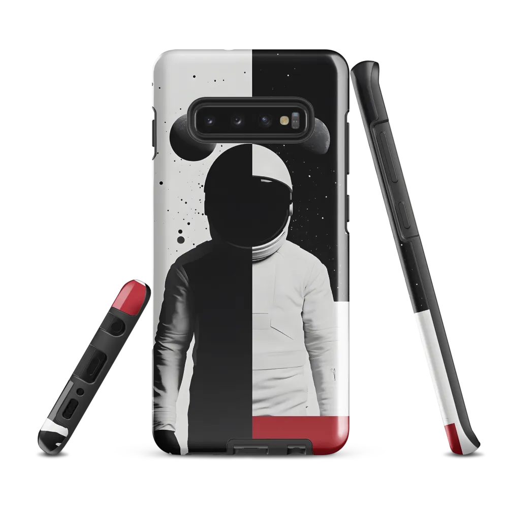 Astral Duality: The Journey of an Astronaut | Phone Case |  S10 Plus | Tough Case | Glossy