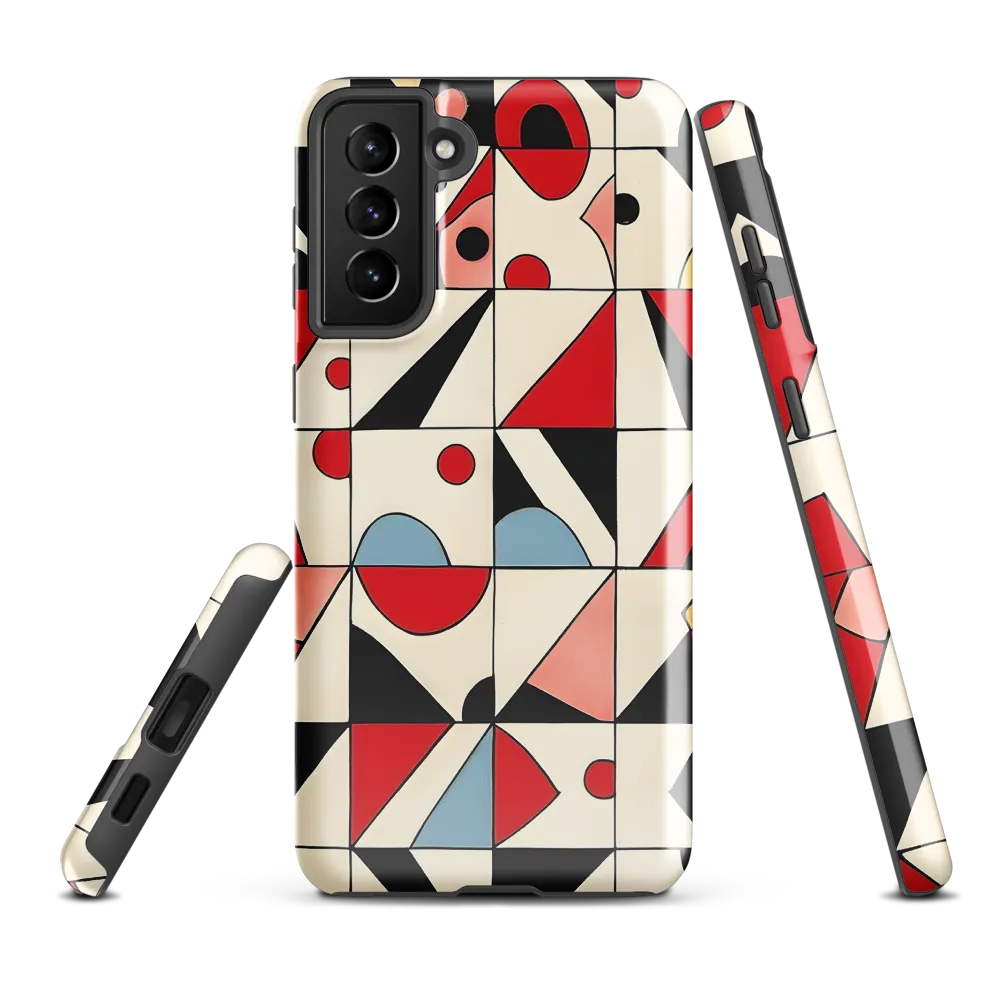 Dynamic Geometric Harmony | Phone Case |  S21 Plus | Tough Case | Glossy