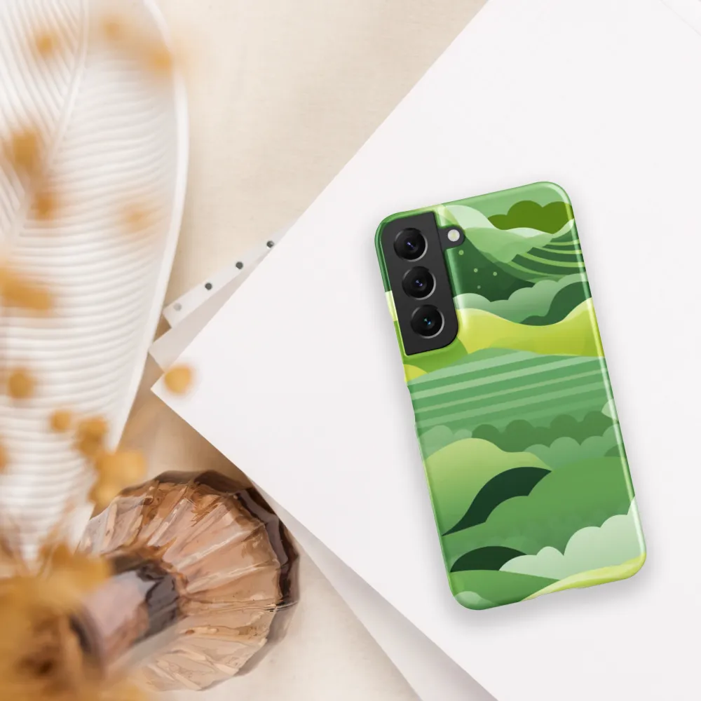 Tranquility in Green Waves