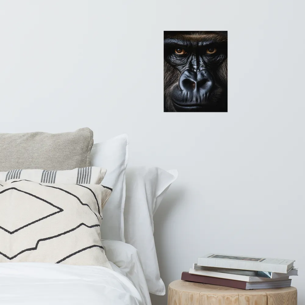 Gaze of the Wild: A Gorilla's Portrait | Poster | 11″×14″