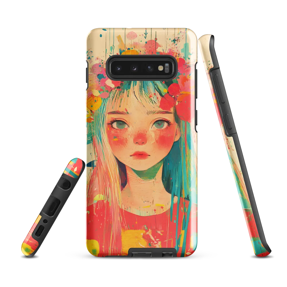 Whimsical Blossom | Phone Case |  S10 Plus | Tough Case | Glossy