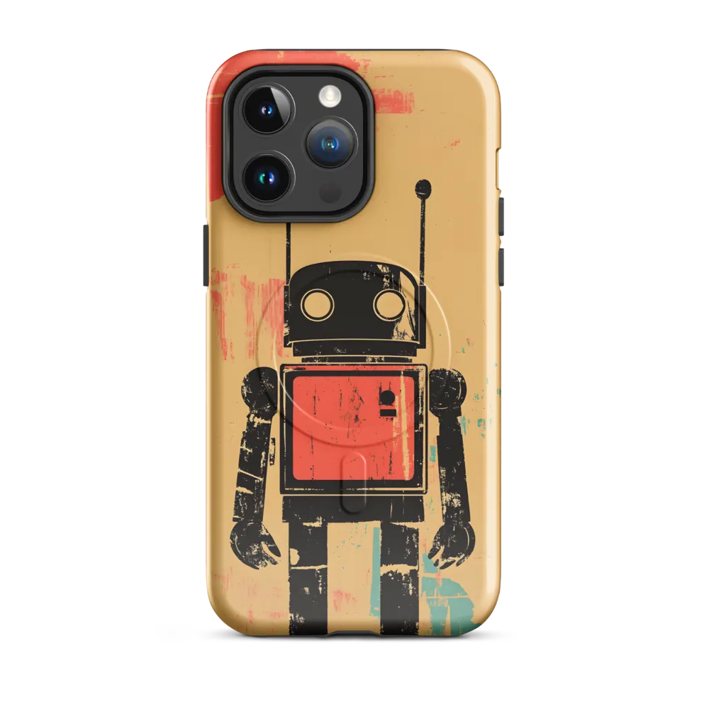 The Retro Robot | Phone Case |  14 Pro Max | MagSafe® Tough Case | Glossy