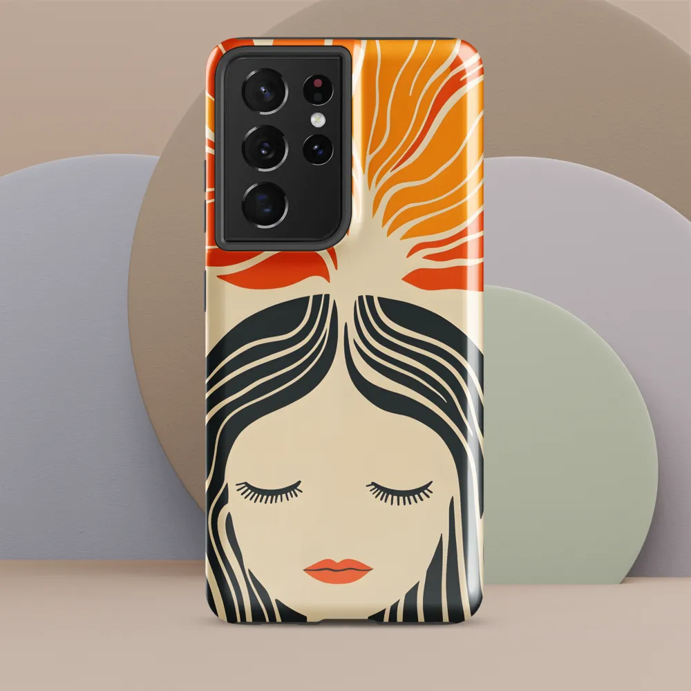 Blossoming Tranquility | Phone Case |  S21 Ultra | Tough Case | Glossy