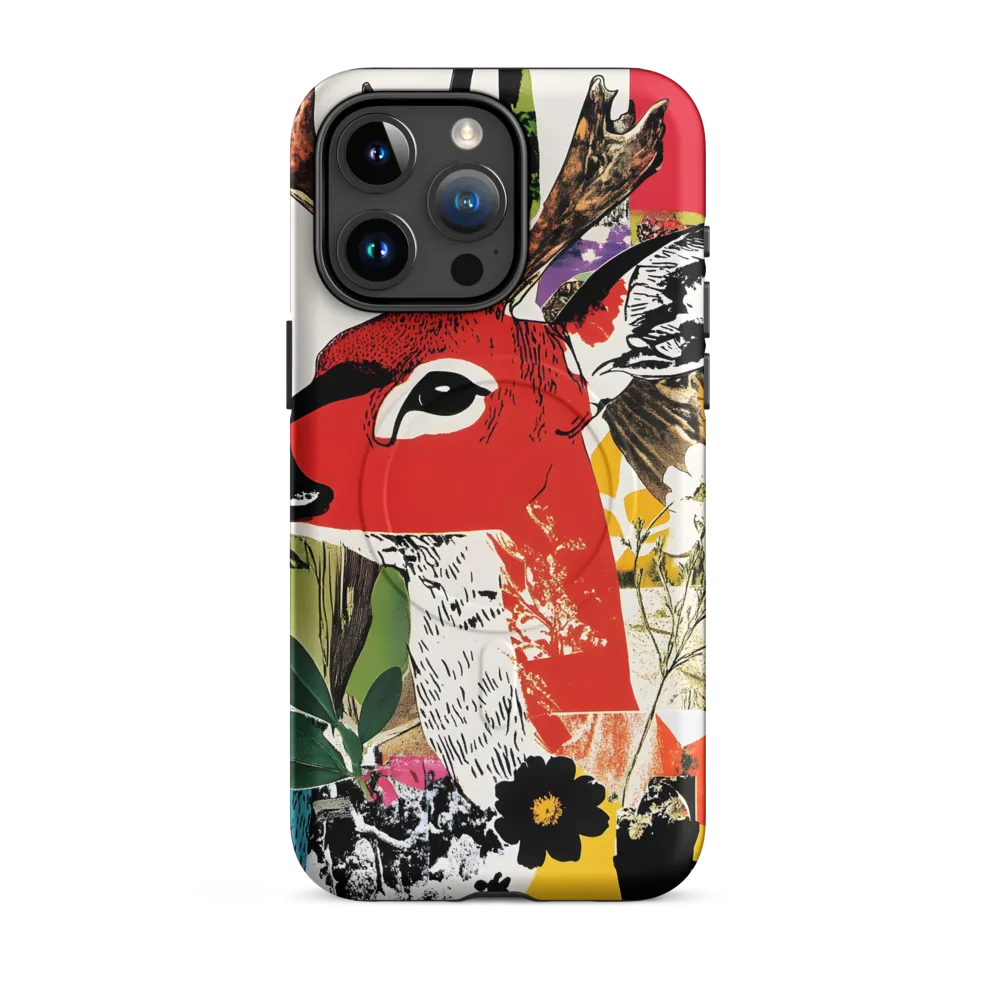 Vibrant Harmony: The Deer in Nature | Phone Case |  15 Pro Max | MagSafe® Tough Case | Matte