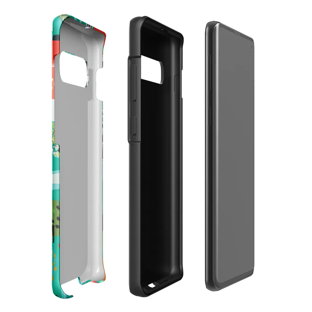 A Colorful Urban Symphony | Phone Case |  S10 Plus | Tough Case | Glossy