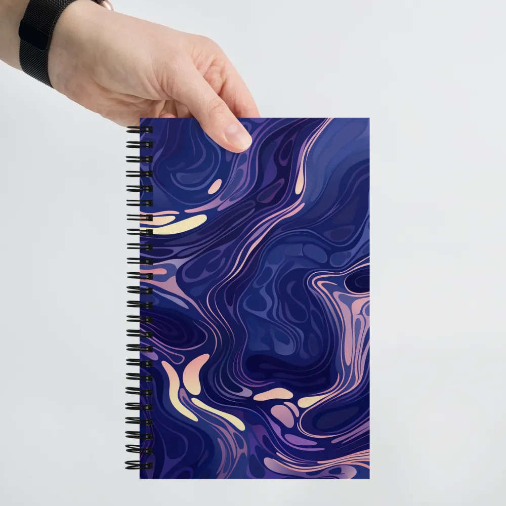 Serene Waves of Color | Spiral Notebook