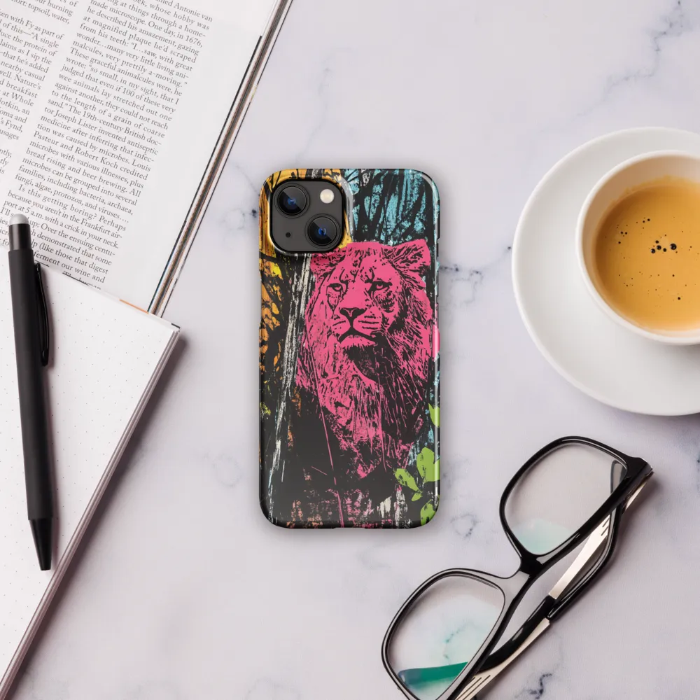 Fierce Vibrance: The Pink Lion
