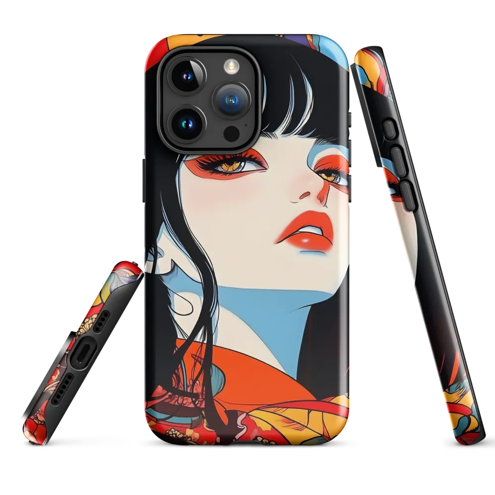 Vibrant Elegance | Phone Case |  15 Pro Max | Tough Case | Glossy