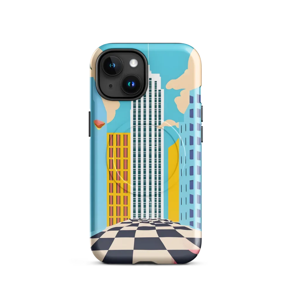Vibrant Urban Dreamscape | Phone Case |  15 | MagSafe® Tough Case | Glossy