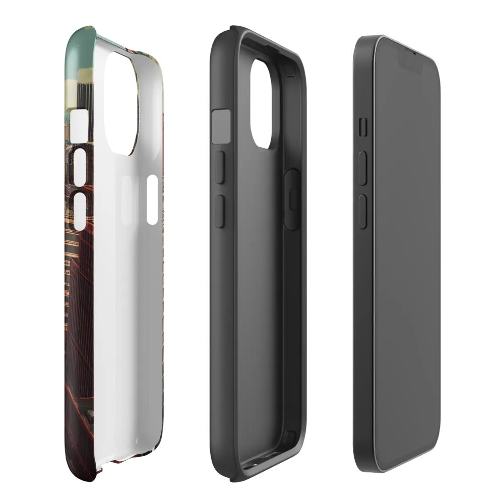 Urban Reverie: A Journey Through the City | Phone Case |  14 | Tough Case | Glossy