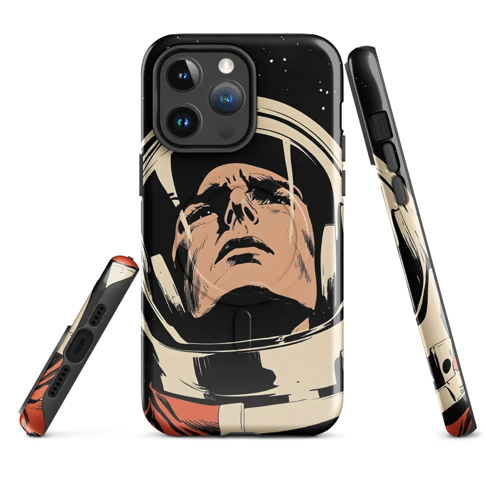 Gaze of the Astronaut | Phone Case |  14 Pro Max | MagSafe® Tough Case | Glossy