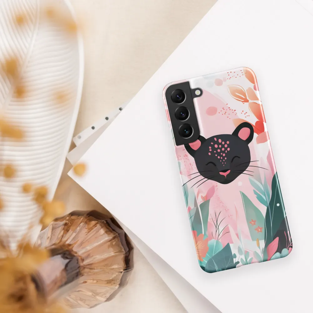 Whimsical Panther in Bloom