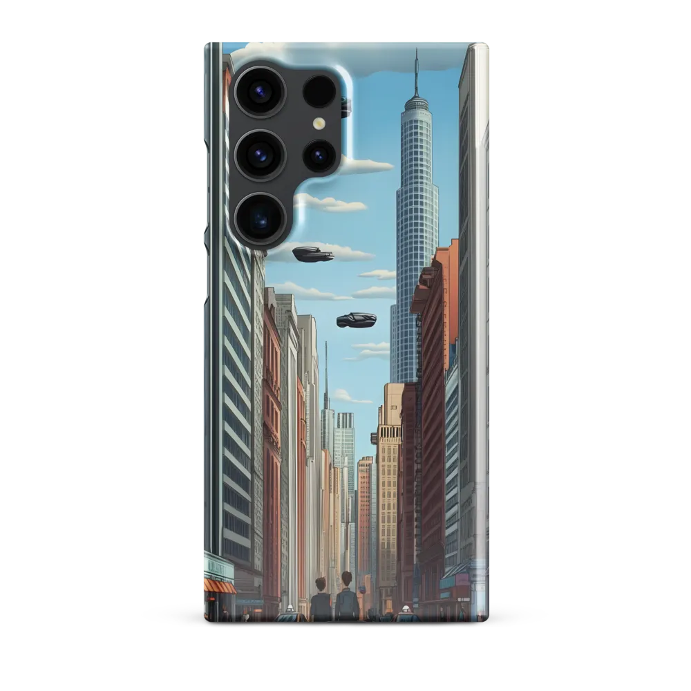 Futuristic Stroll through the Urban Skyline