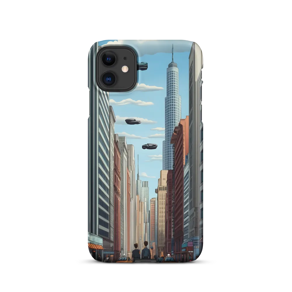 Futuristic Stroll through the Urban Skyline
