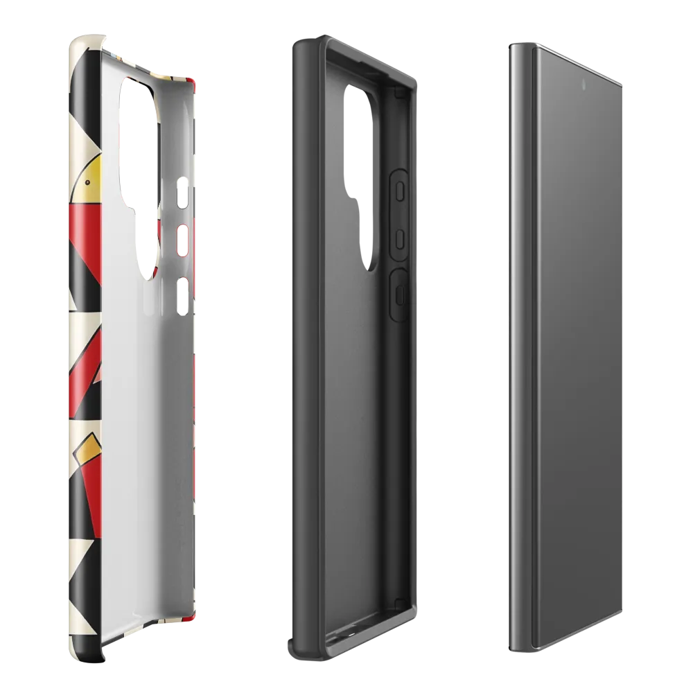 Dynamic Geometric Harmony | Phone Case |  S23 Ultra | Tough Case | Glossy