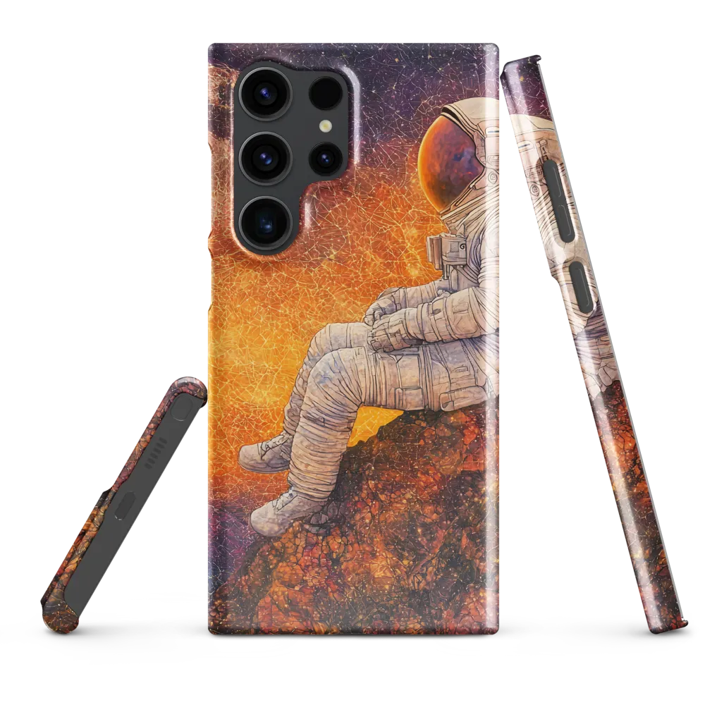 Cosmic Contemplation | Phone Case |  S23 Ultra | Snap Case | Glossy