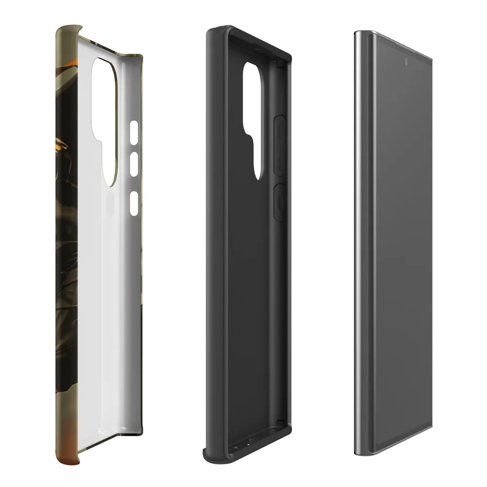Ethereal Explorer: The Enigmatic Astronaut | Phone Case |  S22 Ultra | Tough Case | Matte