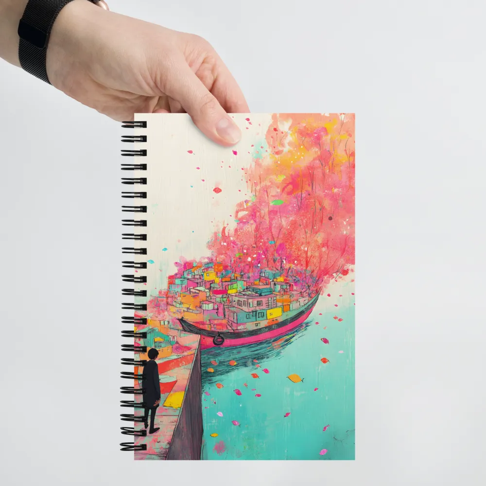 Whispers of a Colorful Dream | Spiral Notebook