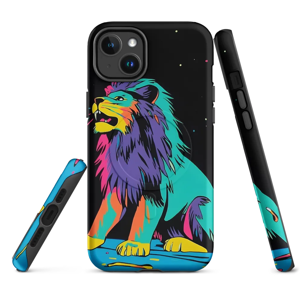Roaring Colors: The Neon Lion