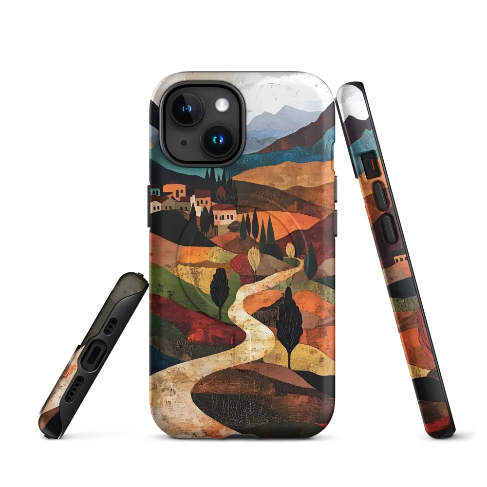 Harmony in Colorful Hills | Phone Case |  15 | MagSafe® Tough Case | Matte
