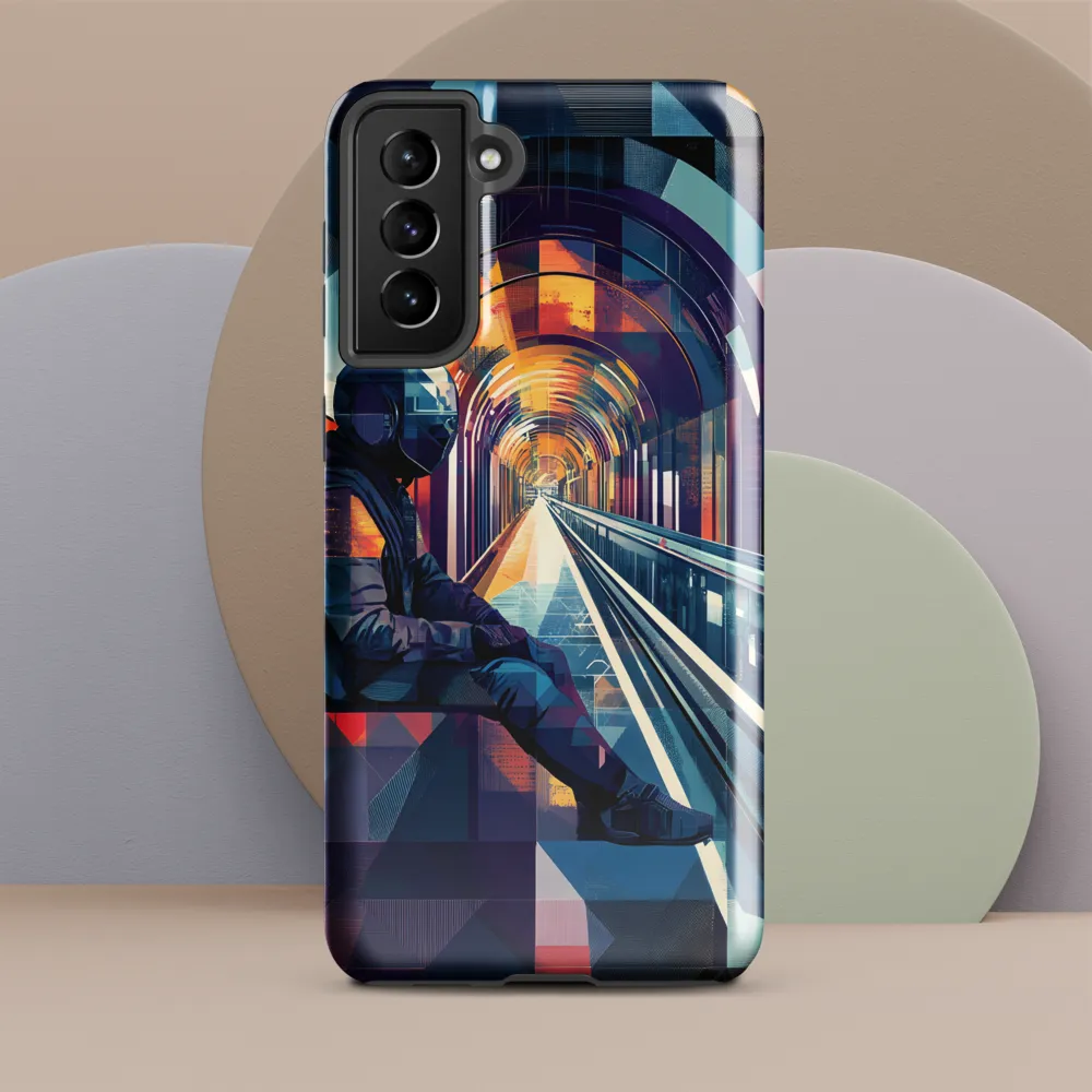 Reflections in a Futuristic Tunnel