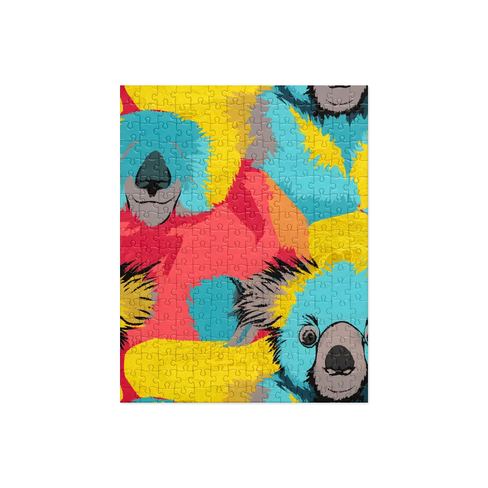 Whimsical Koalas in Vibrant Colors