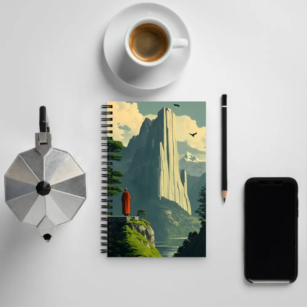 The Solitude of the Summit | Spiral Notebook