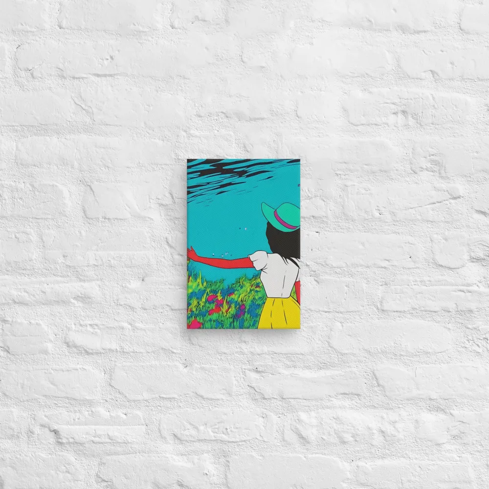 Whimsical Encounter | Canvas | 8″×12″