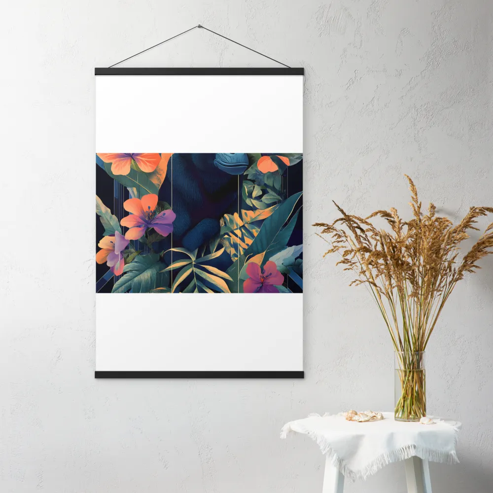 Harmony of Nature and Geometry | Poster With Black Wood Hanger | 24″×36″