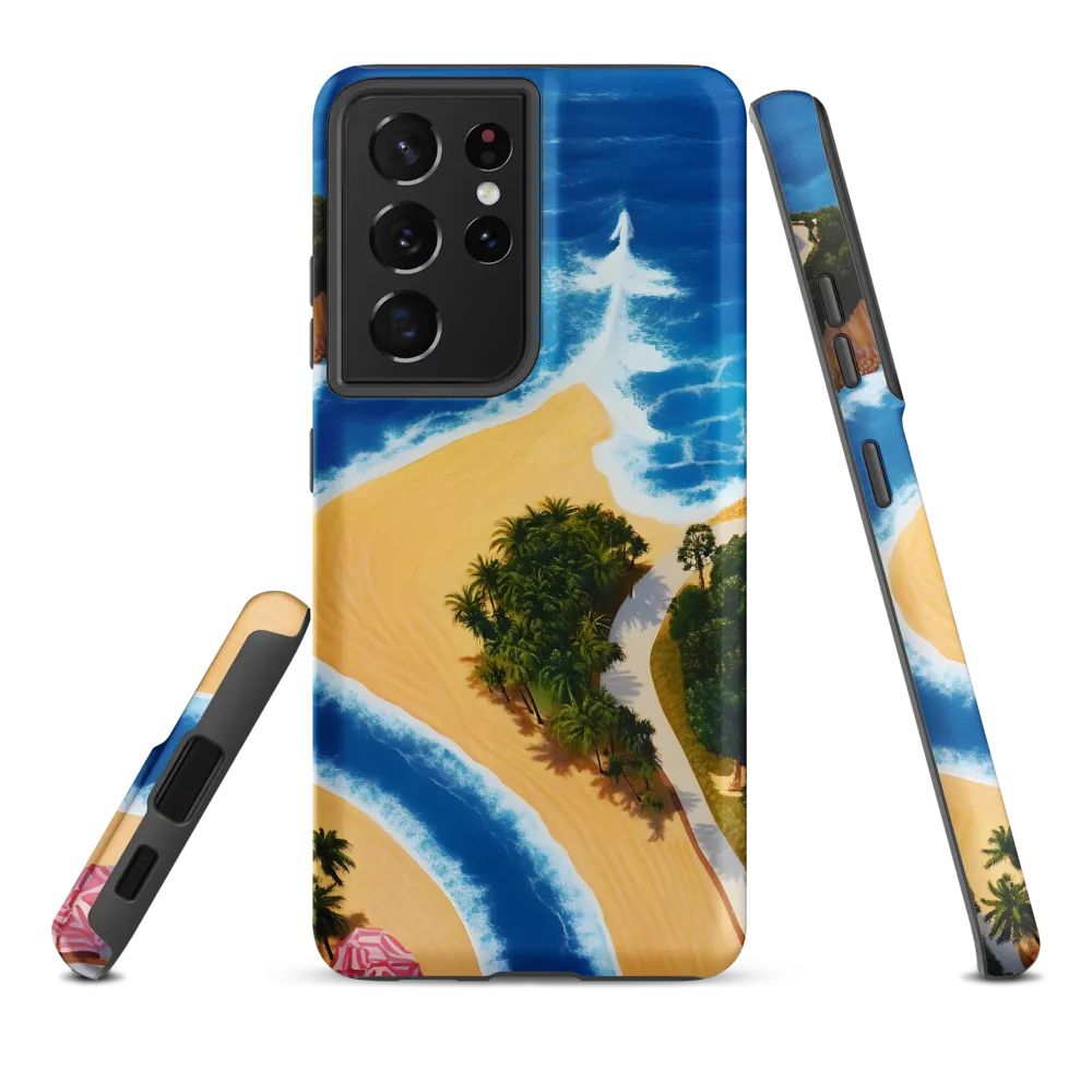 Tropical Serenity | Phone Case |  S21 Ultra | Tough Case | Matte