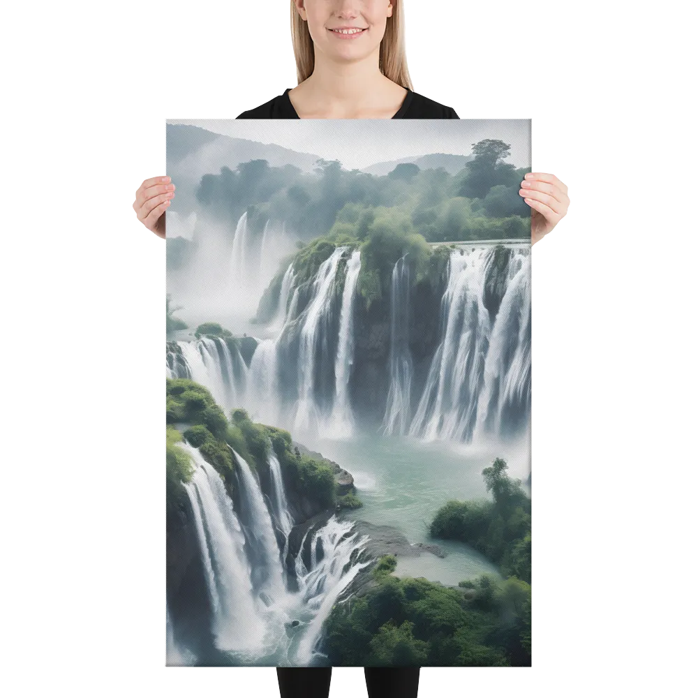 Whispers of the Cascades | Canvas | 24″×36″
