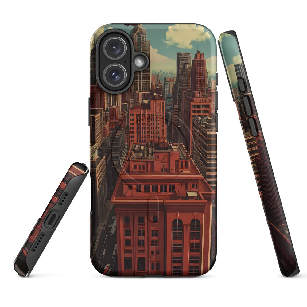 Urban Reverie: A Journey Through the City | Phone Case |  16 Plus | MagSafe® Tough Case | Matte