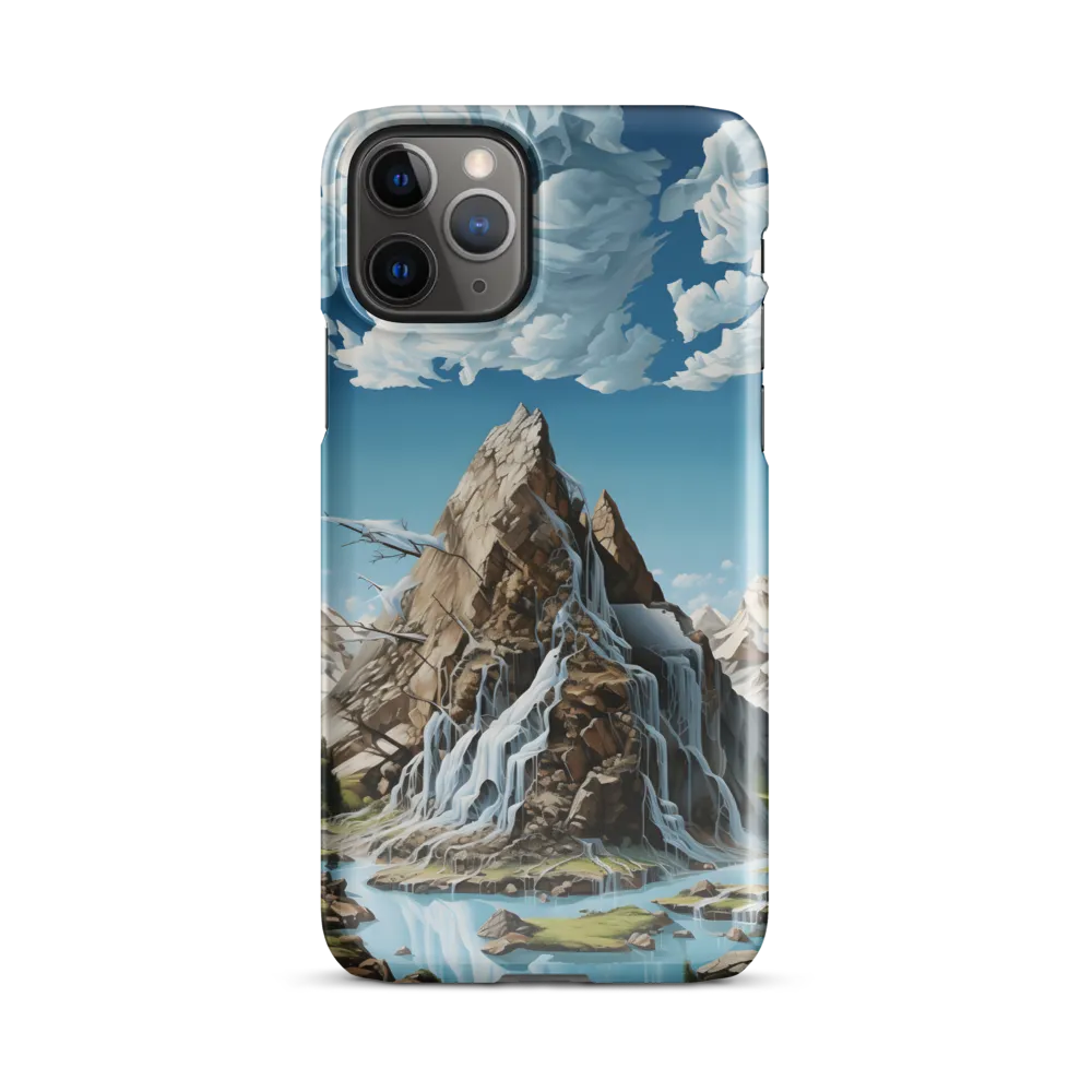Majestic Cascade: A Mountain Masterpiece