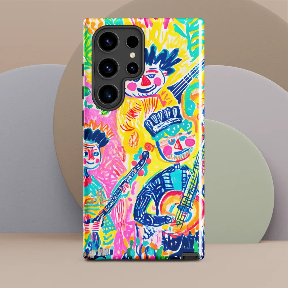 Joyful Duet: A Celebration of Music | Phone Case |  S24 Ultra | Tough Case | Glossy