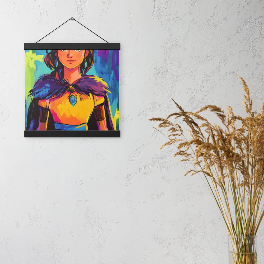 Guardian of Colors | Poster With Black Wood Hanger | 12″×12″