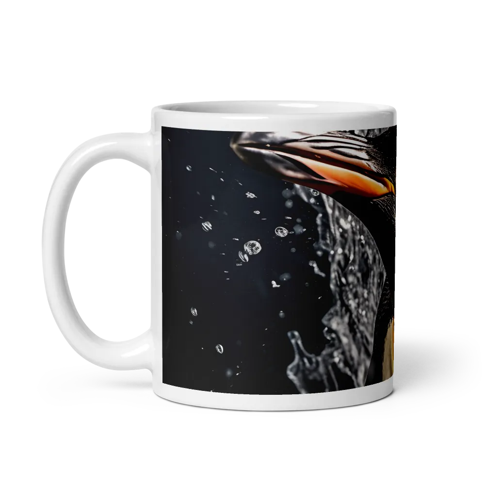 Emerging Majesty: The Penguin in Motion | Mug with White inside | 11 oz