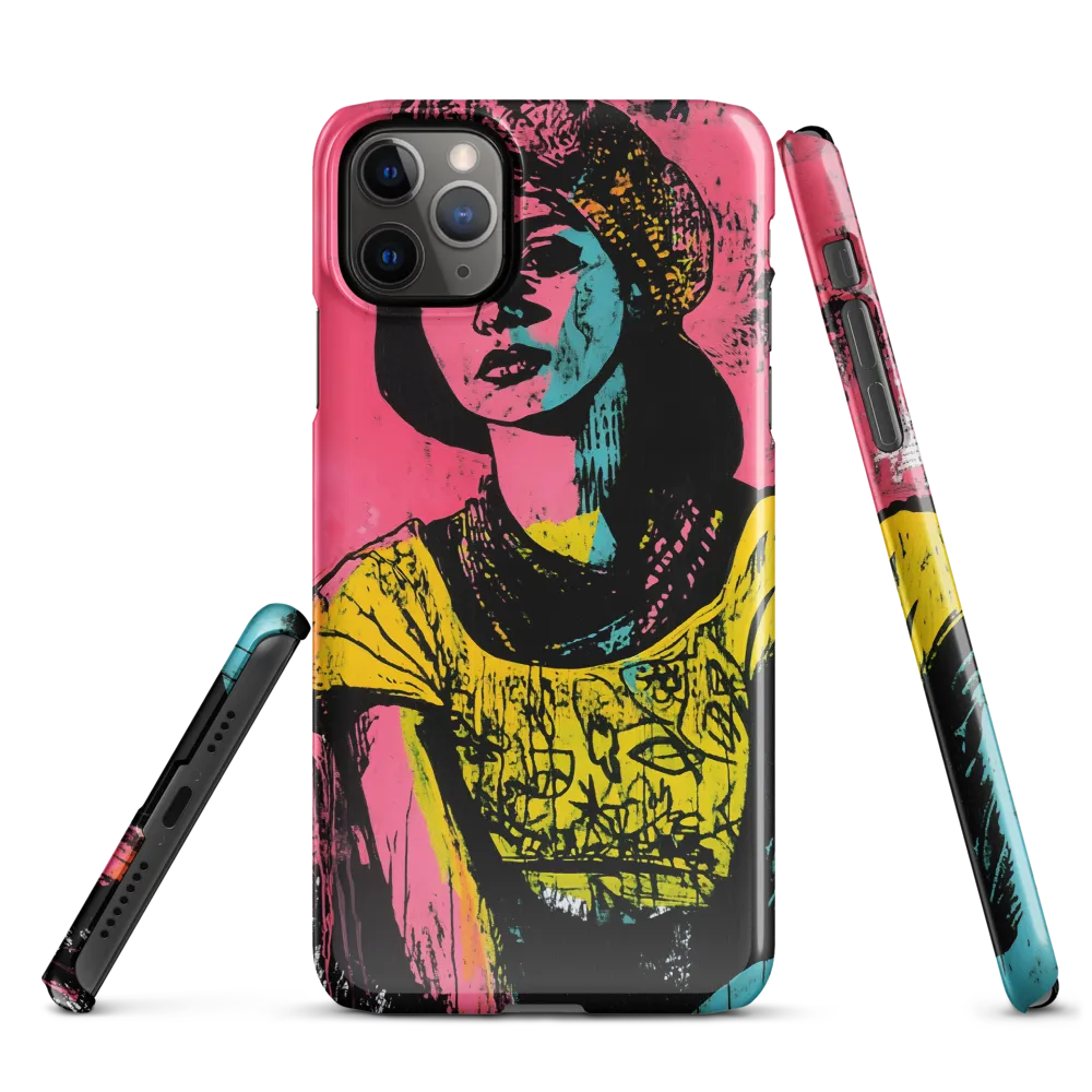 Urban Elegance: A Graffiti Portrait | Phone Case |  11 Pro Max | Snap Case | Glossy